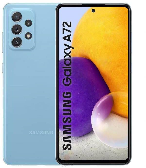 Samsung Galaxy A72 Dual SIM, 128GB, 8GB RAM, 4G LTE, Blue