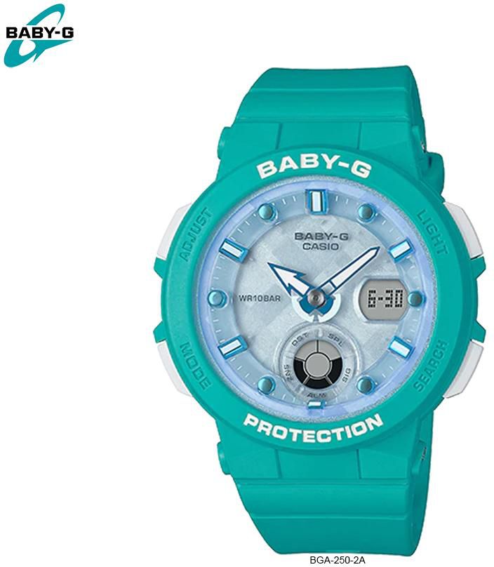 Casio Baby-G BGA-250 Analog-Digital Watches 100% Original & New (7 Colors)