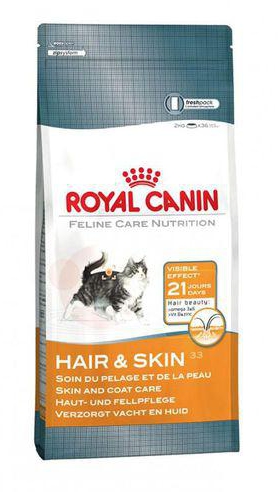 Royal Canin Hair & Skin Cats Dry Food - 4kg
