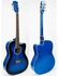 Medium Sized Acoustic Guitar 38 Inch Blue