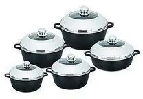 Dessini 10 Piece Non-Stick Cooking Pots Cookware Set - 10pcs