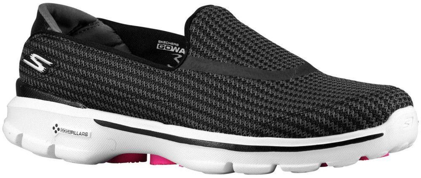 Skechers Black & White Walking Shoe For Women