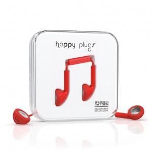 Happy Plugs Earbud, Red