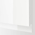 METOD / MAXIMERA خزانة عالية لميكروويف وباب/3 أدرا, أبيض/Voxtorp أبيض/لامع, ‎60x60x220 سم‏ - IKEA
