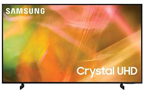 SAMSUNG 65 Inches AU8000 Crystal UHD 4K Flat Smart TV 2021, Black, UA65AU8000UXZN
