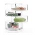 Stackable Plastic Hair Accessory Containers Jewelry Storage Organizer
