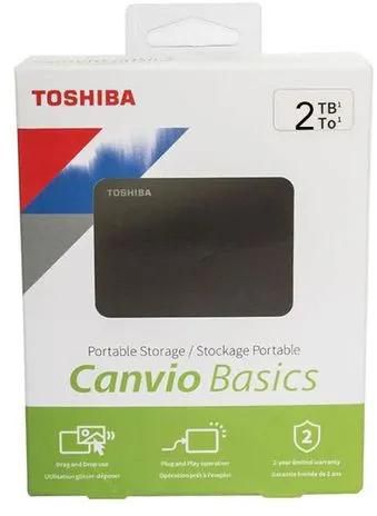 Toshiba 2 TB External Hard Disk.