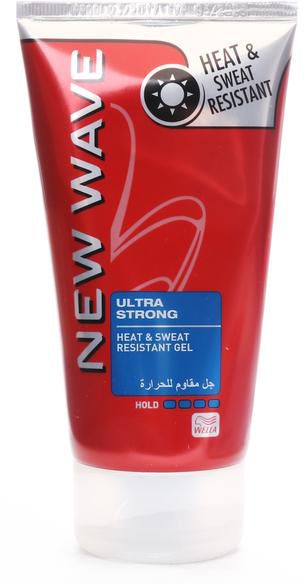 Wella New Wave Ultra Strong Hold Heat & Sweat Resistant Hair Gel 150 ml