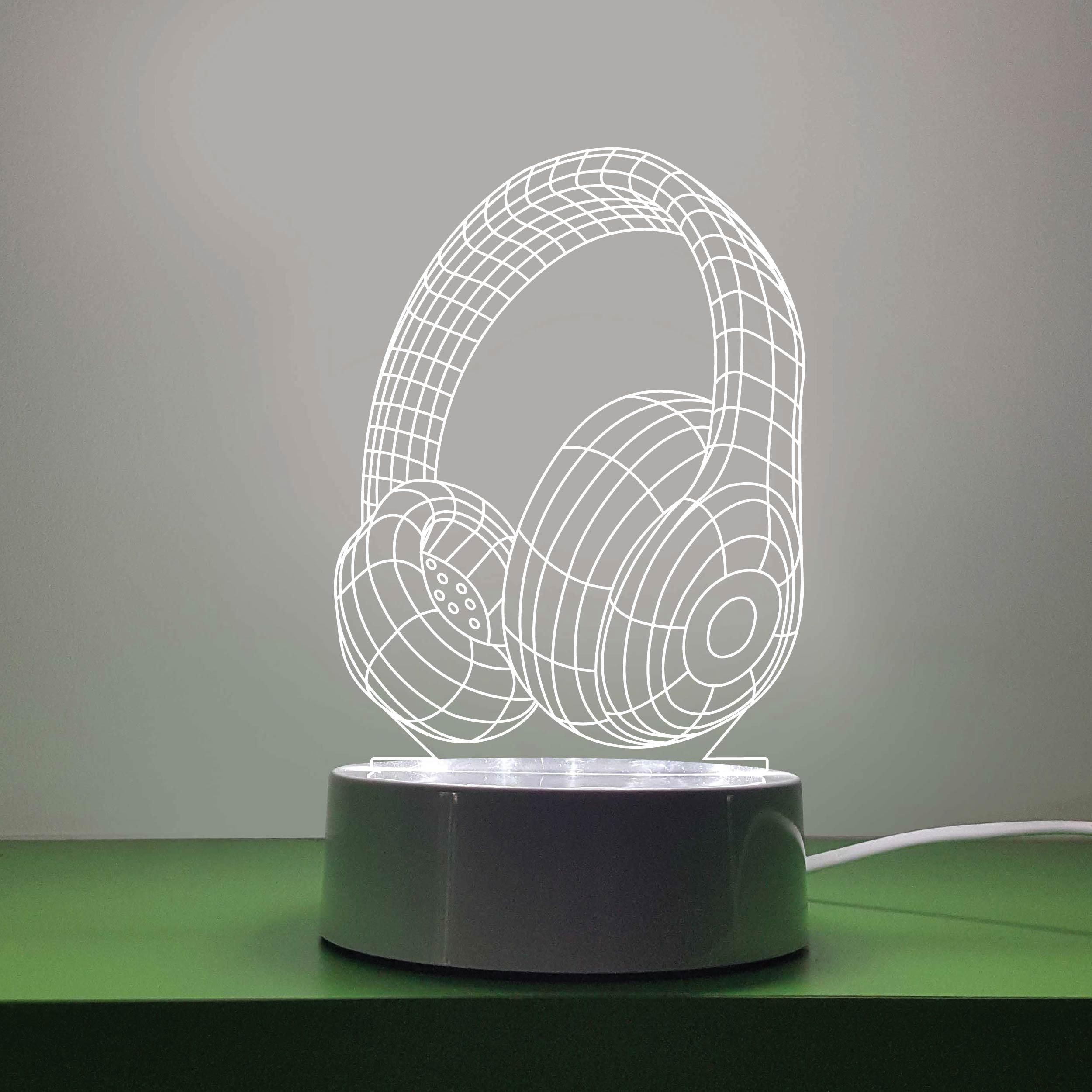 Myehomedecor Headphone LED Decor Light (3 Colors)