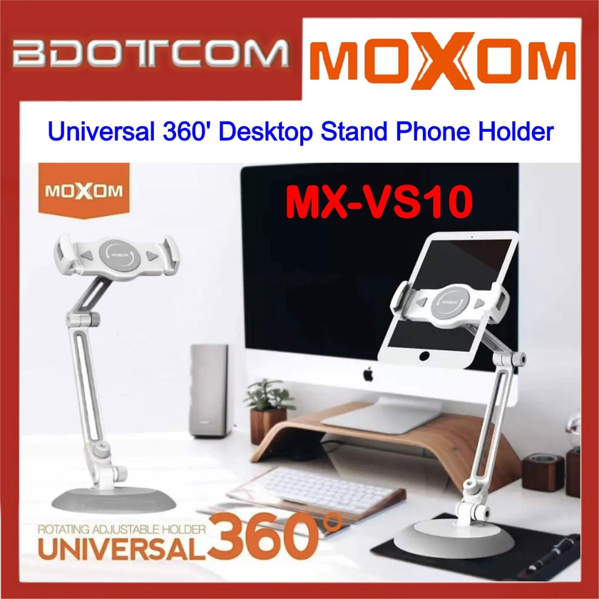 Moxom MX-VS10 Universal 360' Desktop Stand Phone Holder for Mobile Phone