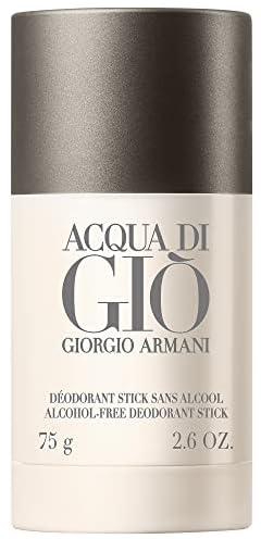 Acqua Di Gio By Giorgio Armani For Men, Alcohol Free Deodorant, 80ml Stick