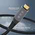 USB4 Cable Compatible with Thunderbolt 4, 8K 5K USB-C Cable 8K@60Hz 5K/4K 60Hz Video 40Gbps Data Transmissions Rate 20V 5A 100W Power Delivery 3in1 USB-C Cable External SSD eGPU (1Meter)