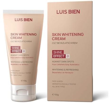 Luis Bien Skin Whitening Cream 50 ml,Lightening Cream for Body,Face,Underarm,Elbow and Bikini areas,Dark Spot Cream for Face