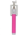 Rohs Selfie Stick with Adjustable Foldable Pole - Pink