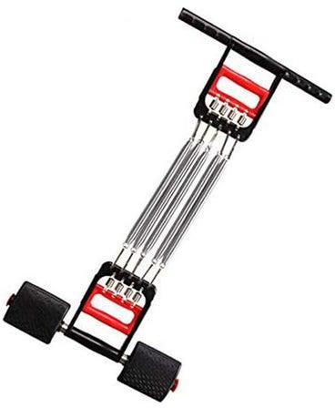 3 In 1 Arm Chest Expansion Bar With Spring For Hand Muscle Workout-Fitness