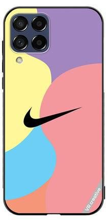 Protective Case Cover For Samsung Galaxy M33 Nike Logo Colourful Design Multicolour