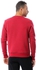 Diadora Men's Sportive Printed Sweatshirt -Burgundy