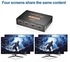 HDMI Splitter, Rumanle 4K HDMI Splitter,1 in 4 Out HDMI Splitter HDCP Ultra HD 4k x 2K 3D 1080p 2160p,Supports 3D High Resolutions,1 Source onto 4 Displays Same Time