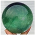 Natural Transparent Green Rainbow Fluorite Crystal Sphere Healed Healing Crystal (Size : 400-450g)