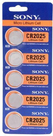 Sony Cell 3V Lithium Battery 2 Or 5 Sony CR2025 Cmos