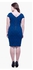 Faballey Curve Lace Entice Bodycon Dress Blue 2XL