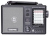 راديو قابل لإعادة الشحن ذو 10 نطاقات ومشغل MP3 GR6842 رمادي