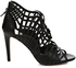 Dolce Vita Timba Lace Up Cut-out Dress Sandals for Women - Black, 9.5 US