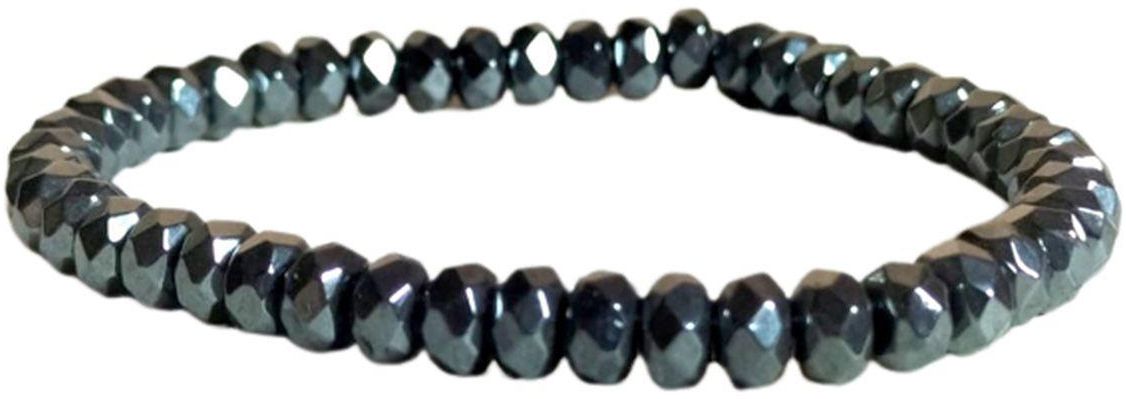 Sherif Gemstones Natural Gemstone Beads Bracelet,Handmade Men Women Stretchy Bracelet
