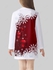 Kids Christmas Snowflake Ball Print Long Sleeve Tee Dress - 150