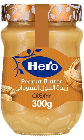 Hero Creamy Peanut Butter - 300g 