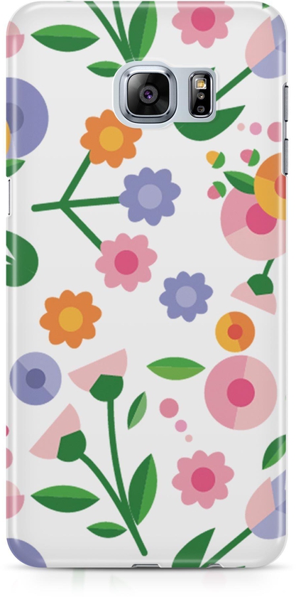 Pastel Pixellated Floral Phone for Samsung S6 Edge