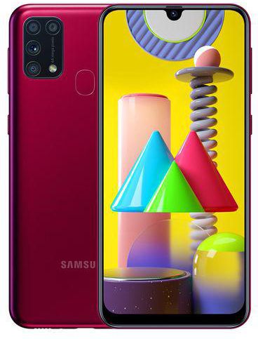 Samsung Galaxy M31 - 6.4-inch 128GB/6GB 4G Mobile Phone - Red