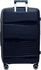 Get Crossland Luggage Trolley Bag, 20 Inch, TSA Lock - Dark Blue with best offers | Raneen.com