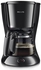 فيليبس ماكينة تحضير القهوة 750 واط, 0.6 لتر, كأس زجاجي, اسود - HD7432/20