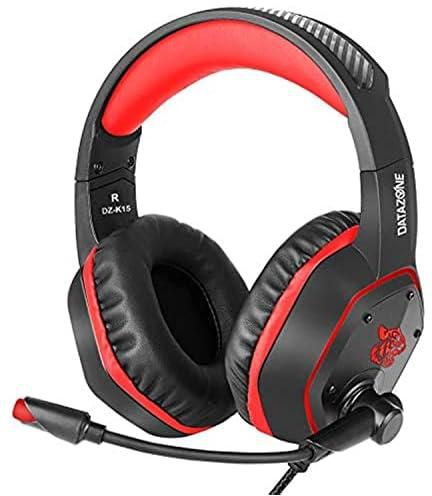 Gaming Headphone with Mic suitable for Frotnite,PUBG Game and Online Games, Smartphones Headsets with Strong Bass Stereo Tangle-Free 3.5mm Jack Wired Cord over-Ear Headset For PC PS4 Xbox One DZ-K15