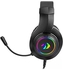 سماعات رأس ستيريو هايلاس للألعاب بإضاءة RGB - مكبرات صوت داخلية مقاس 50 مم - ميكروفون بتقنية تقليل الضوضاء