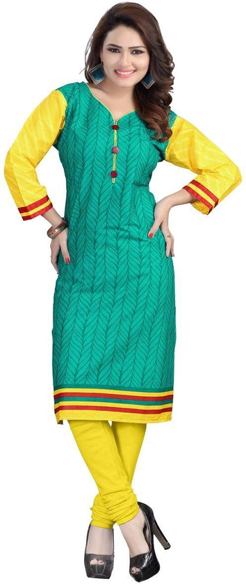 Zehra Lifestyle-cotton kurti with sleeves
