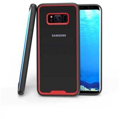 2H Scratch Resistant Acrylic TPU PC Phone Cover - For Samsung Galaxy S8 Plus G955 - Red