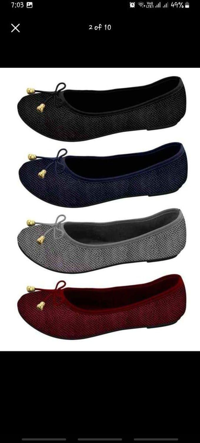 Ladies canvas dolly shoes