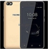 Tecno F1 5-Inch (1GB, 8GB ROM) Android 8 Oreo (Go Edition), 5MP + 2MP Dual SIM 3G Smartphone - Champagne Gold