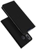 for Samsung Galaxy A30 DUX DUCIS Skin Pro Series Flip Leather Case Cover - Black