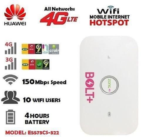 4G LTE Pocket Mobile Internet WiFi Hotspot For All Networks