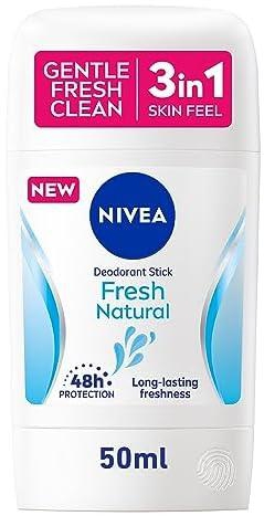 NIVEA Deodorant Stick for Women, 48h Protection, Fresh Natural Ocean Extracts, 50ml