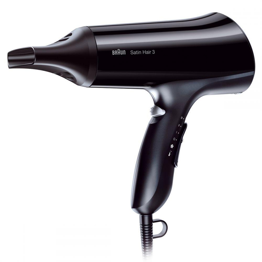Braun Satin Hair 3 Hair Dryer - HD330, Black