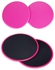 Exercise Sliders Gliding Discs - Dual Sided - Pink