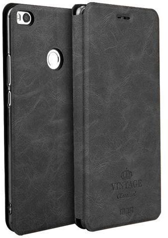 Sunsky Mofi Vintage Xiaomi Max 2 Crazy Horse Texture Horizontal Flip Leather Case With Holder And Card Slot (black)