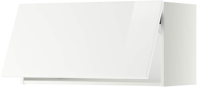 METOD خزانة حائط افقية - أبيض/Ringhult أبيض ‎80x40 سم‏