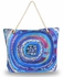 Biggdesign Beach Shoulder Bag Large and Lightweight Summer Pool Bag with Rope Handle and Inner Pocket Blue Color