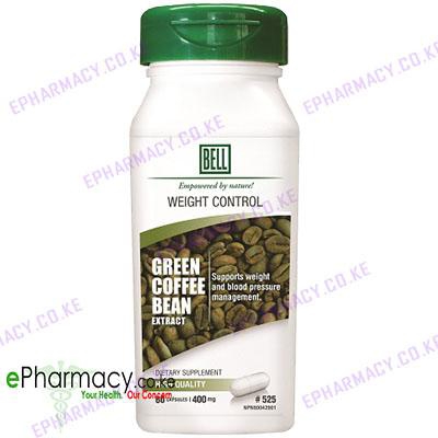 GREEN COFFEE BEAN EXTRACT | BELL WEIGHT CONTROL PRODUCT – 60 CAPS