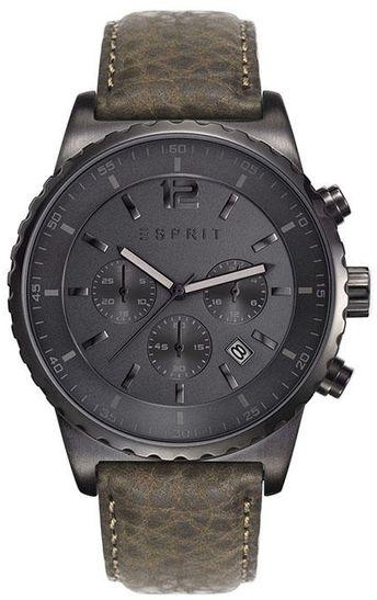 Esprit ES108231004 Leather Watch - Green